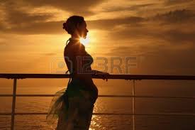 12620376 Beautiful Woman Standing On Deck Of Cruise Ship And Looking Away Sunset Jpg 1 350 900 Pixel Singles Cruise Cruise Ship Cruise Outfits