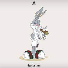 Best selling men's accessories at stylight › 57018 items sale: Gucci Bugs Bunny Supreme Wallpaper Novocom Top