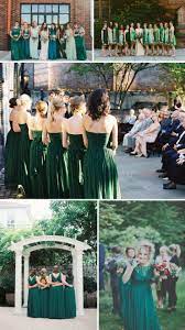 Robe de demoiselle d'honneur en tons du violet, du vert, du turquoise ou du bordeaux. Les Demoiselles D Honneur En Vert Tenue Mariage Vert Tenue Demoiselle D Honneur Mariage Vert