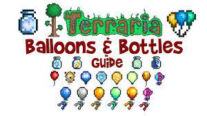 Steam Community Video All Terraria Balloons Bottles Guide Red Balloon Bundle Balloon Pufferfish Honey Sharkron