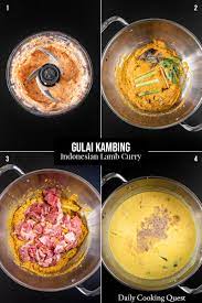 It is originally from west sumatra (padang). Gulai Kambing Indonesian Lamb Curry Recipe Daily Cooking Quest