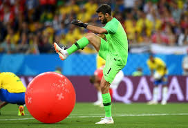 Liverpool goalkeeper alisson becker is mourning the loss of his father, who drowned in lavras do sul, brazil near the border with uruguay. Alisson Pops World Cup Balloon Know Your Meme