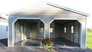 According to my architectural standards manual, a standard 2 car garage is 22′x22′. 22x30 Two Car Garage Pre Engineered 2 Car Garage Online