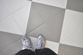 This can be applied by either paintbrush or roller. Diy Inspiration Painting Tile Floors This American House