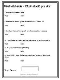 How good is your general knowledge when up against the clock? First Aid Printable Worksheet True False By Real World Education Resources Teachers Pay Teache In 2021 First Aid Quiz True Or False Questions First Aid For Kids