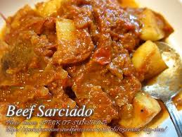 Sarciadong Baka Recipe Panlasang Pinoy Meaty Recipes Recipe How To Cook Beef Easy Meat Recipes Indian Food Recipes Vegetarian