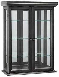 The wall mounted curio cabinet met my expectations, which were high to begin with. Home Kitchen Furniture Mahogany Finish Furniture Small Wall Mounted Curio Cabinet Wall Display Case With Glass Door Menyari Com