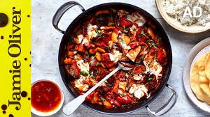 Fold and seal back the chicken, completely covering the butter and giving you a nice neat parcel. Jamie S Cashew Butter Chicken Keep Cooking Family Favourites Jamie Oliver Youtube