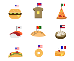 Continental food meaning good food in india in the winter season as it tastes the best. Continental Food Vector Vector Art Graphics Freevector Com