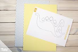 Newer post older post home. Dinosaurier Basteln Aus Papier Pappe Anleitung Fur Kinder Talu De