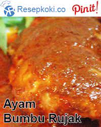 Resep Ayam Bumbu Rujak Resep Ayam Resep Resep Masakan