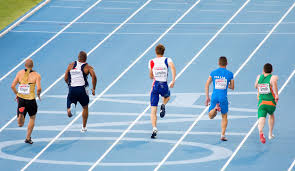 The modern program includes track and field events, road running events, and racewalking events. Atletismo Esportes Infoescola