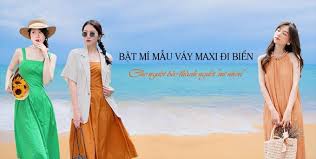 TOP 11 mẫu váy maxi đi biển cho người béo hóa “Mi nhon”