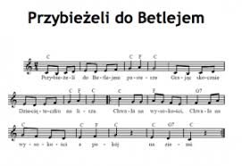 Chwała na wysokości, chwała na wysokości, a pokój na ziemi. Przybiezeli Do Betlejem Text And Chords Katy Carr