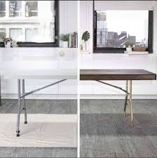 Plastic Table Makeover From Today Show Folding Table Table Makeover Farmhouse Folding Tables