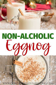 Easy Homemade Non Alcoholic Eggnog Perfect For Kids Recipe Eggnog Recipe Homemade Eggnog Recipe Non Alcoholic Eggnog Recipe
