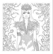 The a court of thorns and roses coloring book is an adult coloring book based on the first three books of the series. Feyre Crusebreaker Acotar Series Coloring Books Coloring Book Pages Cool Coloring Pages