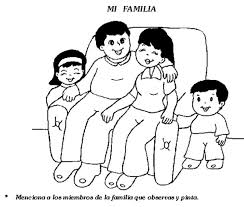 Familia de paseo para colorear buscar con google familia para. Dibujos Infantiles Del Dia De La Familia Para Colorear Informacion Imagenes