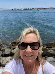 Bad hair don't care, I'm in my happy place! Seaport Village San Diego.