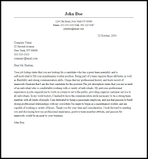 Professional Maintenance Worker Cover Letter Sample Writing Guide Resume Now