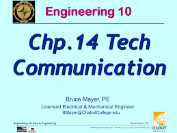 chp 14 tech communication engineering 10 bruce mayer pe