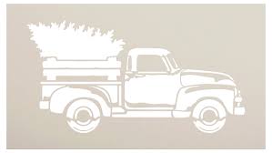 So go ahead and search for various fun and tolerable coloring pages for your little one, fill their lives in the manner of happiness, and splash them similar to great quantity of. Little Red Truck With Christmas Tree Stencil Choose Size 12 X 7 Walmart Com Walmart Com