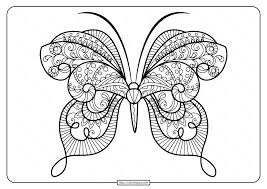 Here's a set of free printable alphabet letter images for you to download and print. Printable Butterfly Mandala Coloring Pages 50