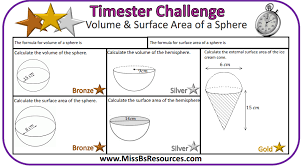 Surface area and volume worksheet answer page. Geometry