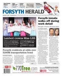 Forsyth Herald, November 5, 2014 by Appen Media Group