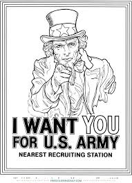 Get among us coloring page with funny hat for free in hd resolution. Free Uncle Sam Coloring Coloring Pages Wwi Propaganda Posters Coloring Books