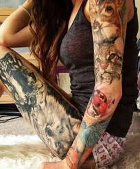 Original arm tattoo ideas often derive from the traditional ones. 80 Feminine Full Sleeve Tattoos Tattoo Ideas Artists And Models
