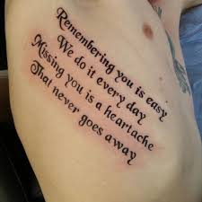 Tattoos inked in remembrance of a dear one who has departed for his/her heavenly abode have been in practice for long. Memorial Tattoos Inked Magazine Memorial Tattoo Quotes Remembrance Tattoos Memorial Tattoos