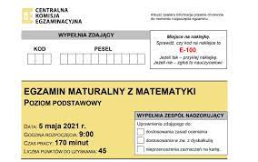 Matura 2021 z matematyki rozpoczęła się na dobre! Kv4 B3 P28uw M