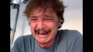 Crying about mandalorian helmet matt mcgloin posted: Pedro Pascal Llorando Recopilacion Memes Pedro Pascal Laughing Then Crying Know Your Meme