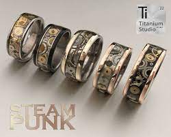 Steampunk Gear Rings Steampunk Rings Gear Ring Jewelry Making Rings