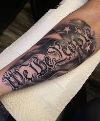 Merica 3 percenters tattoo ideas tattoo designs picture. 75 Patriotic We The People Tattoos And Ideas Tattoo Me Now