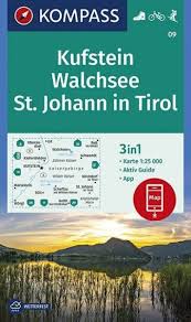 Buchen sie auf der karte in kufstein. Kompass Karte 09 Kufstein Walchsee Wanderkarte Radkarte