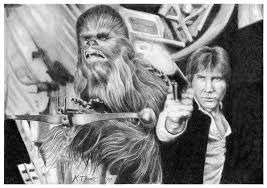 Han solo and chewbacca throw down but ultimately unite to escape the empire and join beckett's crew! Han Solo And Cewbacca By Ktalbot On Deviantart
