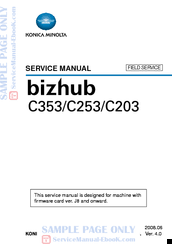 Pagescope ndps gateway and web print assistant have ended pagescope net care has ended provision of download and support service. Konica Minolta Bizhub C253 Series Manuals Manualslib