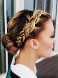 Fashionable fishtail braided updo hairstyle with a side bun inspired by the 2012 hair trends. 25 Easy Hairstyles With Braids Six Sisters Stuff Six Sisters Stuff Hair Styles Braided Hairstyles Hairstyle