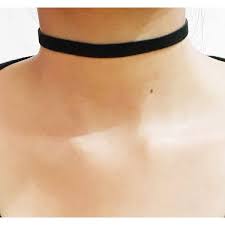 Black Choker Necklace Black Velvet Choker Black Plain Choker Black 8 14 Liked On Pol Black Choker Necklace Black Choker Black Velvet Choker Necklace
