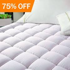 Easeland Quilted Fitted Cooling Mattress Pad Queenmattress Cover Stretches Up 821 Deep Pocket Down Alternative Mattress Pad Beautiful Mattress Mattress Topper