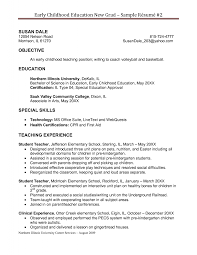 Sample Resume Objectives Working Children Objective Examples Administrative Position Cipanews Teacher Resume Examples Preschool Teacher Resume Education Resume