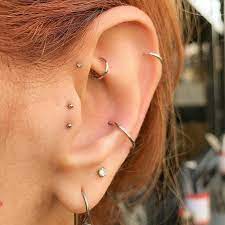 Piercing Piercingaddict Piercing2me Earpiercing Helixpiercing Piercing Jewelry Earpi Ear Piercings Chart Earings Piercings Tragus Piercings