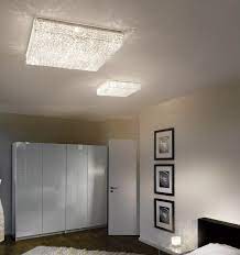 Come illuminare la camera da letto: Plafoniera Quadrata Per Camera Da Letto Metallo Intrecciato Quadropl8