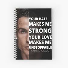 Cristiano ronaldo dos santos aveiro goih comm is a portuguese professional footballer who plays as a forward for serie a club juventus and c. Cristiano Ronaldo Quotes Gifts Merchandise Redbubble