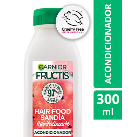 Fructis Hair Food Sandia Vegan acondicionador x 300 ml