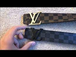 Sometimes in the back of the authentic belt is written louis vuitton paris made in spain and the size of the belt in another part. Real Vs Fake Louis Vuitton Belt How To Spot Fakes Youtube