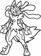 Mega lucario coloring pages getcoloringpages. How To Draw Mega Lucario Step By Step Pokemon Characters Anime Draw Japanese Anime Draw Ma Pokemon Coloring Pages Pokemon Coloring Sheets Pokemon Drawings