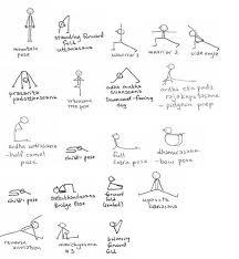 Yoga Yoga Stick Figures Yoga Teacher Training Yoga Sequences